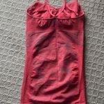 Unbranded Tank Top Cami Camisole Shapewear Workout Womens S Red Pink Shelf Bra Photo 2
