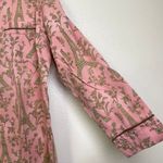 Bedhead Pajama Top Womens L/XL Pink Paris Eiffel Tower Corduroy Button Up Shirt Size L Photo 5