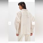 Free People NWOT Sabine Striped Articulated Shirt Photo 2