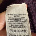 Free People  Brown Fair Isle Split Turtleneck Wool Knit Winter Sweater M Photo 7