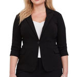 Torrid  Plus Size 3X Jacket Studio Lexington Millennium Stretch‎ Blazer Black 425 Photo 0