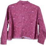 Isaac Mizrahi  LIVE Pink Floral Denim Jacket NWOT Photo 6