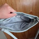 Worthington vintage y2k light baby blue genuine leather baguette bag purse Photo 2