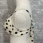 Kona Sol  Cream and Black Polka Dot Bikini Top Swimwear Photo 1