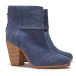 Rag and Bone Newbury Denim Boots in Blue Jean, Size 9.5 New in Box MSRP $495 Photo 0