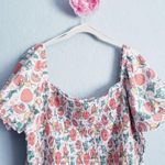 Disney Walt World Vault Collection 50 Orange Bird Smocked Puffsleeve Top Photo 2