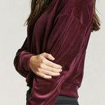 Forever 21 NWT Smooth Velvet Pullover Photo 2