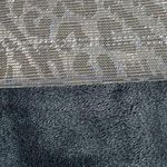 Topshop Metallic Silver Grey Leopard Animal Print Mini Dress Sz 4 Photo 5