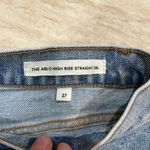 Aritzia Denim Forum Size 27 The Arlo High Rise Button Fly Straight Jeans Photo 2