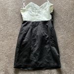 Impressions Impression Bridal Black & White Strapless Dress SIZE 10 – Lace Appliqué Cocktail Photo 8