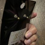 Hello Kitty  Sanrio 14K Gold Earrings With Small Diamond Studs Photo 5