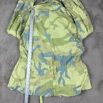 Free People  Camo Print Utility Jacket Drawstring‎ Waist Lightweight Size S Photo 2
