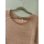 Free People Lenox Rib Knit Tunic Sweater/ Dress in Carrot Cake Size SP Oversized Photo 3