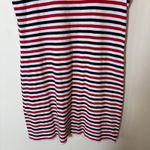 Tommy Hilfiger  Striped T-Shirt Dress Blue Pocket‎ Red White Size Medium Photo 2