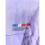 Adidas original embroidered purple tricol hoodie Photo 2