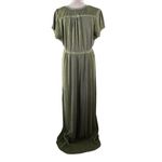 Baltic Born  Athena Pleated Maxi Dress Sage XXXL New Photo 11