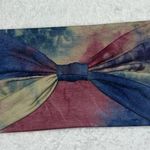 Wide Tie Dye Reversible Headband Multicolored Photo 0