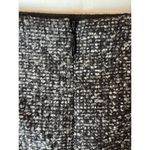 Escada Skirt Women 6 Black White Alpaca Tweed Knee Length Straight Pencil Career Photo 3