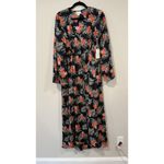 NWT HONOLUA SURF CO. Tropical Leaves Print Maxi Dress Size Large 2480 Green Photo 1