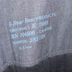 G-star Raw Women’s Boyfriend Sweatshirt Quilted Short Sleeve Black Gray Size Med Photo 5