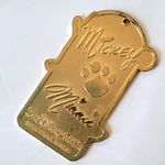 Disney Vintage  Mickey Minnie Best Friends Jesus Name Keychain Charm Photo 2