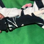 PINK - Victoria's Secret Victoria Secret Pink Floral and Striped Cutout Swimsuit size Large - Flaw Photo 4