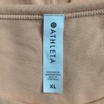 Athleta  Foothill Tank Top Womens XL Peach Warm Sunset Perforated Tie Back Yoga Photo 5