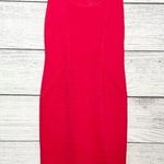 Rachel Roy Red Sleeveless Scoop Neck Bodycon Bandage Dress Size 6 Small Photo 0