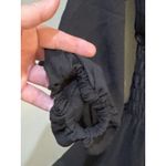 Madewell Bubble-Sleeve Smocked Mini Dress in True Black Size XS Photo 4