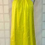 Inc international  Concepts High Neck yellow silk Dress Size 6 Photo 0