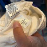 BP High Waisted Distressed White Denim Shorts Photo 5