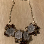 Coldwater Creek NWOT COLD WATER CREEK FLORAL BROWN NECKLACE Photo 0