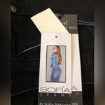 Sofia Vergara Womens Black Jean Shorts Size 18 Womens Cut Offs High Rise New Photo 1