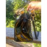 No Brand Tote/Shoulder Large Black/Cream bag Black Photo 1