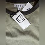 THML  Cream and Red Polka Dot Sleeve Sweatshirt Size XSMALL Photo 6