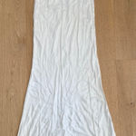 Lovers + Friends  Maxi Skirt Satin Size S Cream Photo 0