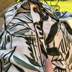 Tahari NEW  Linen Tropical Leaf Print Belted Shorts S Photo 7