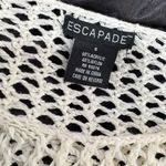 Escapade Ivory Cream Knit Sweater Top Tan Photo 4