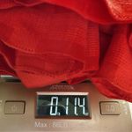 Cinq à Sept Red Puff Sleeve Babydoll Mini Dress M | Festive Holiday Party Resort Size M Photo 7