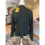 hybrid & company nWT fitted jacket with flare bottom size large Gray Photo 2
