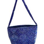 Purple Beaded Evening Bag Photo 6