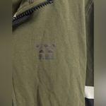 PINK - Victoria's Secret Women’s Pink Victoria Secret Long Sleeve Green Hood Zip Front Jacket Sz L NWOT Photo 5