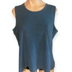 Duluth Trading Company Duluth Trading Co Women’s XL Blue Ribbed Tank Top Photo 0