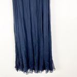 Tadashi Collection 100% Silk Sequin Top Chiffon Skirt Back Zipper Dress Size 12 Photo 9