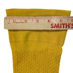 P 60’s 70’s Bonnie Doon Fiesta Socks Knee Hi High Nylon Mustard Yellow Size 9 Photo 7