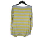 Old Navy Women's Sweater Striped Long Sleeve Lightweight Gray/Yellow Sz. Medium Photo 10