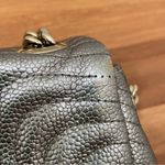 Henri Bendel  Metallic Silver Pewter Quilted Chain Flap Shoulder Crossbody Bag Photo 13