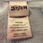 Disney Lilo & Stitch Hoodie Full Zip Sweatshirt Women's XS Blue Freeze Casual Photo 11