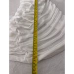 White Bodycon Midi Dress Mock Neck‎ Short Sleeve Party Cocktail Clubwear size S Photo 5