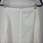 Derek Lam  10 Crosby White Off Shoulder Pom-Pom Boho Poplin Tunic Top [size 4] Photo 8